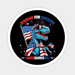 Amerisaurus 4th of July Magnet